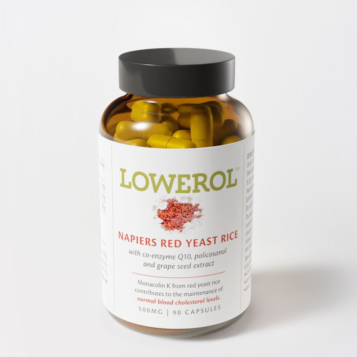 Napiers Lowerol™ Red Rice Yeast Capsules