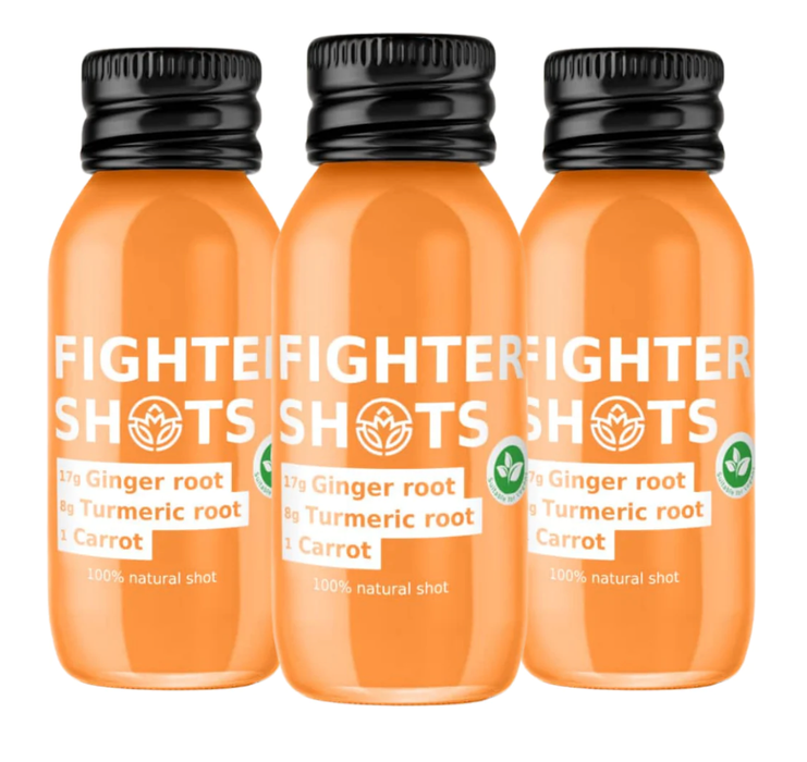 Fighter Shots Carrot + Ginger + Turmeric Shot 60ml