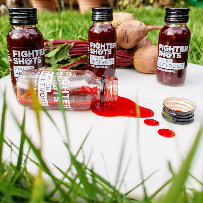 Fighter Shots 100% Vegan Ginger + Beetroot, 60ml