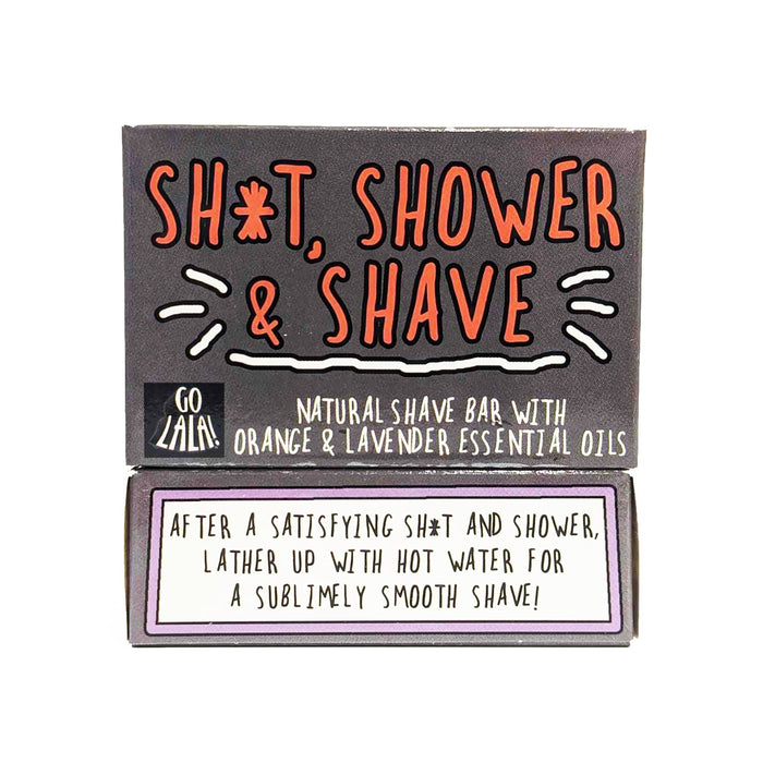 Sh*t, Shower and Shave Orange & Lavender Vegan Soap