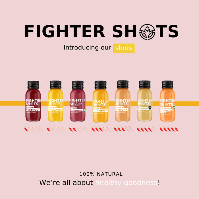 Fighter Shots Ginger + Pomegranate Shot 60ml