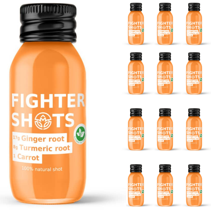 Fighter Shots Carrot + Ginger + Turmeric Shot 60ml