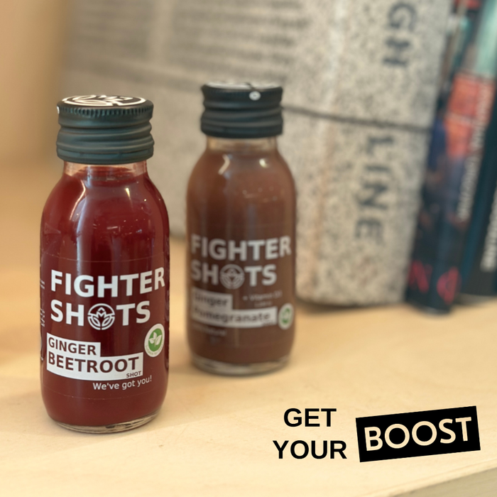 Fighter Shots 100% Vegan Ginger + Beetroot, 60ml