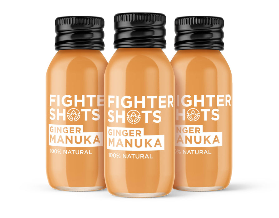 Fighter Shots Ginger + Manuka Honey 60ml