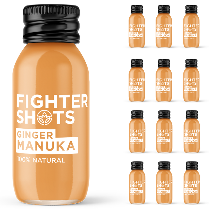 Fighter Shots Ginger + Manuka Honey 60ml