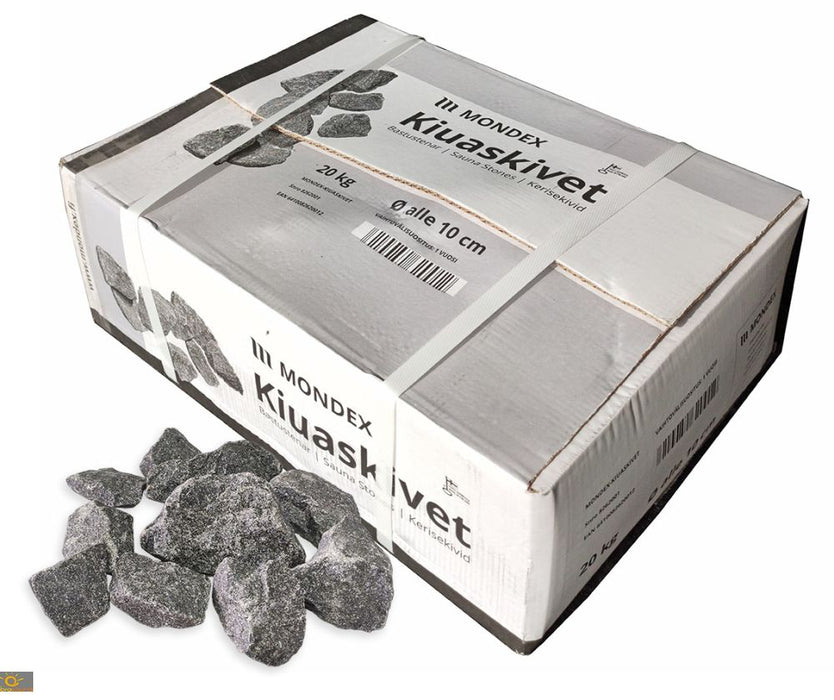 Mondex sauna Stones Finland 10-15cm 20kg