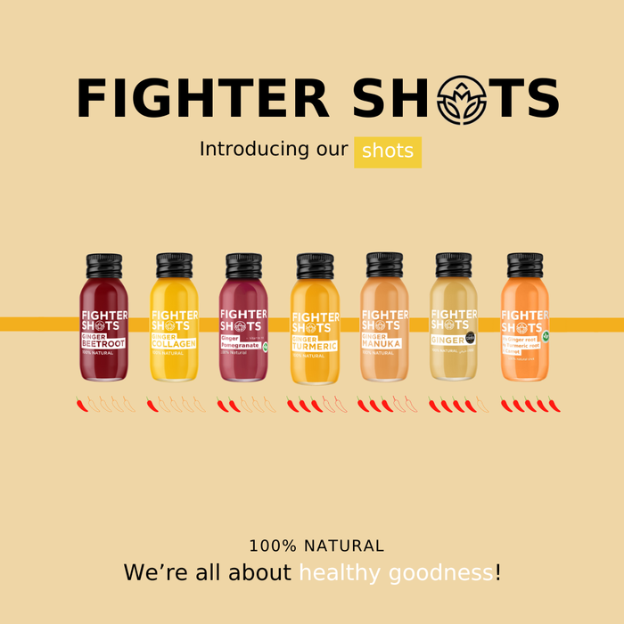 Fighter Shots Ginger + Manuka Honey 60ml