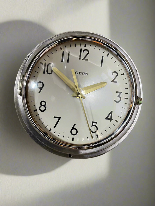 Citizen Maritime Vintage Wall Clock polished Marine Salvage