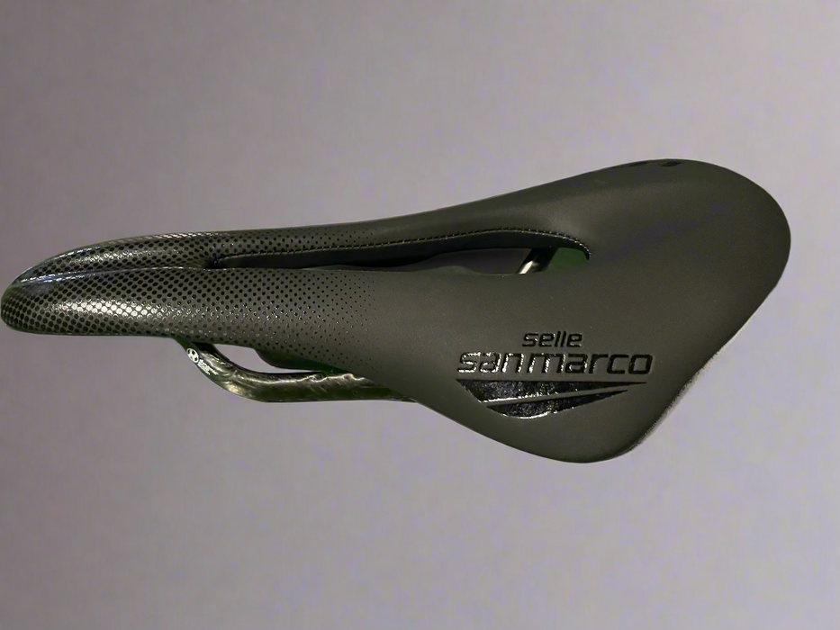 SELLE SAN MARCO SHORTFIT CFX NARROW OPEN-FIT- SADDLE Carbon Rails