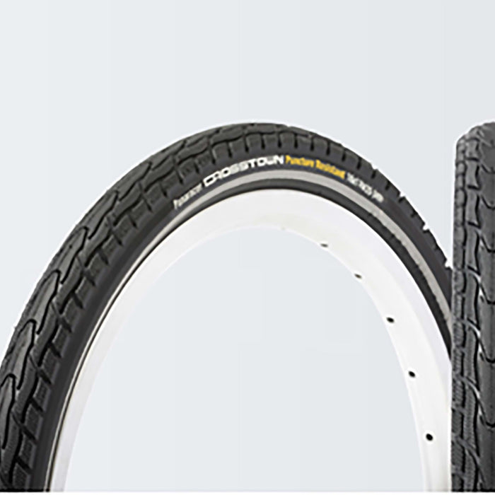 PANARACER CROSS TOWN REFLECT URBAN TYRE: BLACK 700X28C Wire