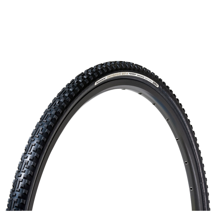 PANARACER GRAVELKING EXT+ TLC FOLDING TYRE 2023: BLACK/BLACK 700X35C