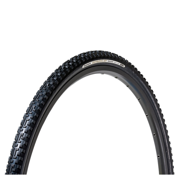 PANARACER GRAVELKING EXT TLC FOLDING TYRE 2023: BLACK/BLACK 700X33C