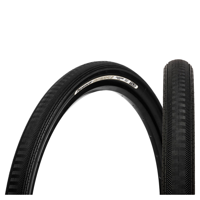 PANARACER GRAVELKING SK TLC FOLDING TYRE 2023: BLACK/BLACK 700X38C