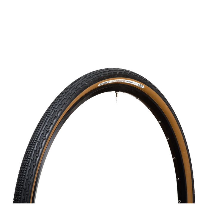 PANARACER GRAVELKING SK TLC FOLDING TYRE 2023: BLACK/BROWN 26 X 2.10