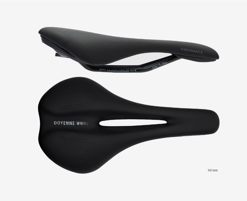 Prime Doyenne Womens Endurace Bike Saddle 141mm