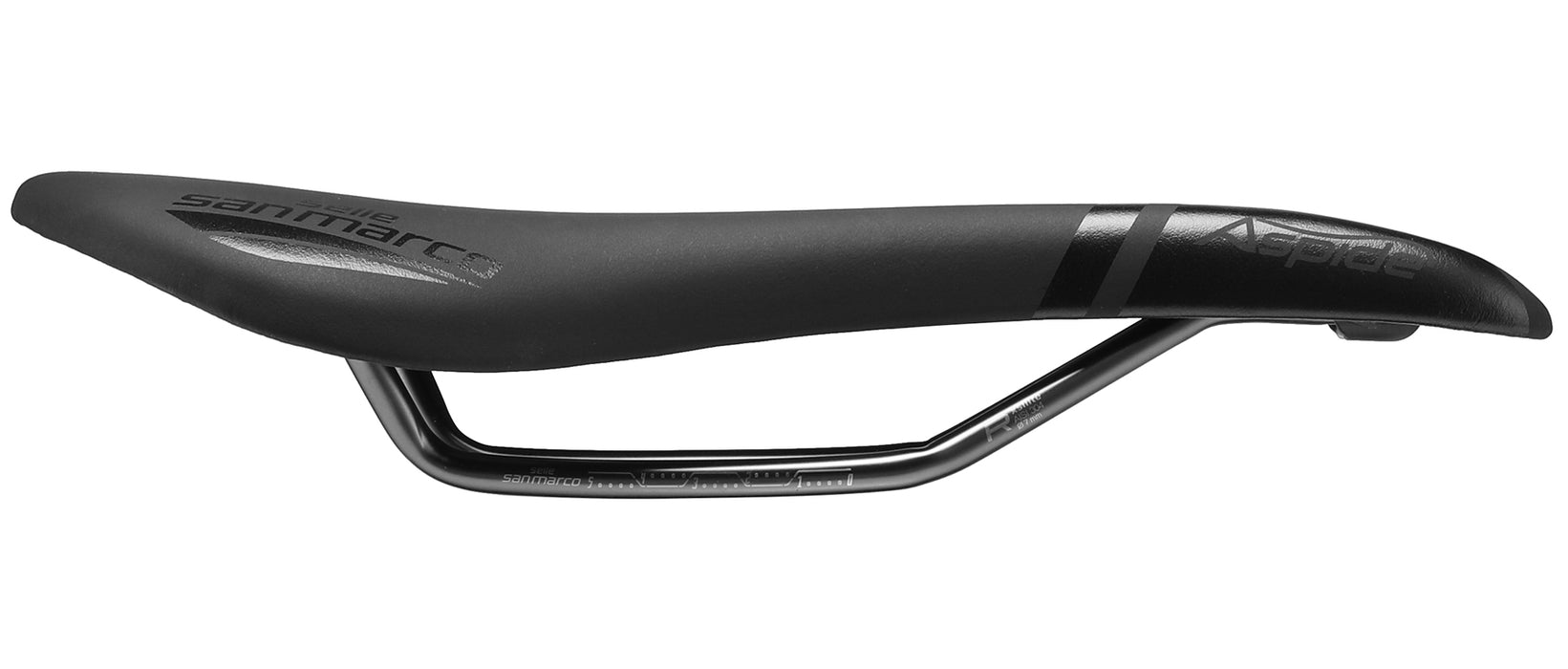 Selle San Marco Aspide Racing Xsilite Rails - Open-fit 270 x 130mm