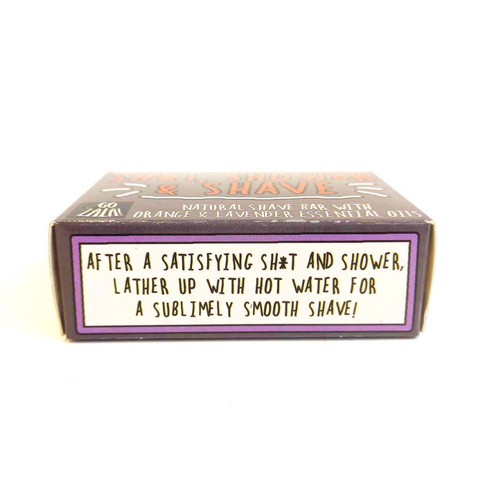 Sh*t, Shower and Shave Orange & Lavender Vegan Soap