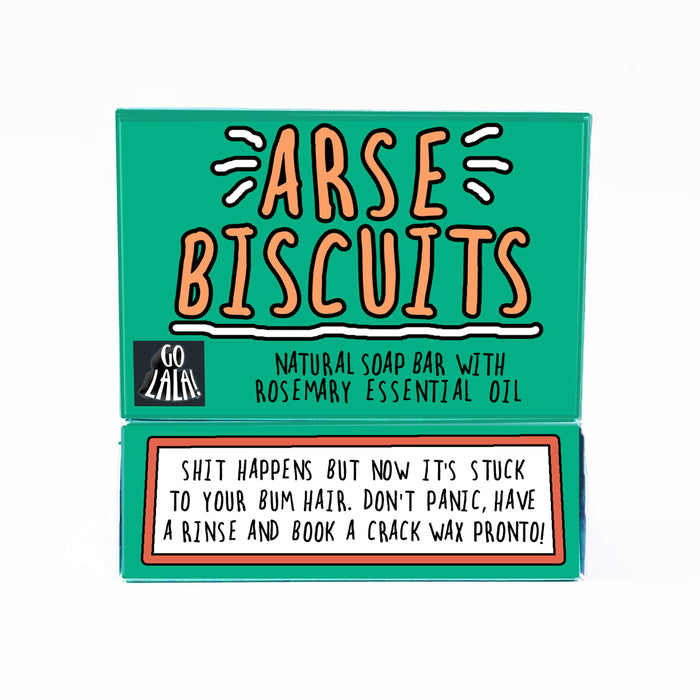 Arse Biscuits Vegan  Soap Rosemary and Shea Butter