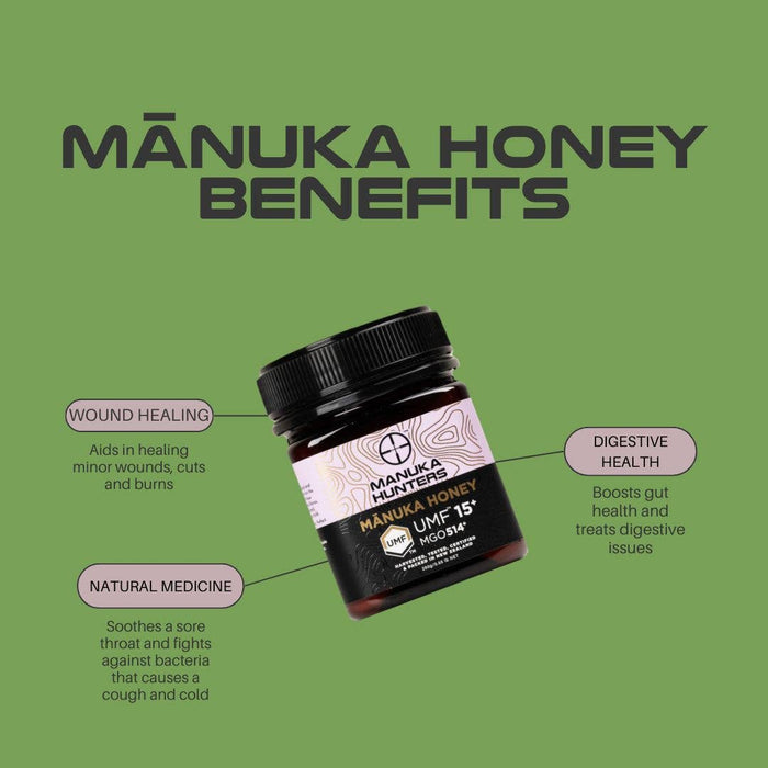 Manuka Hunters Manuka Honey 15+UMF 514MGO 250g