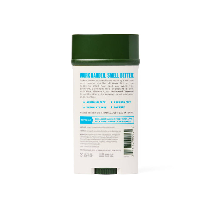 Duke Cannon Aluminum Free Deodorant - Superior