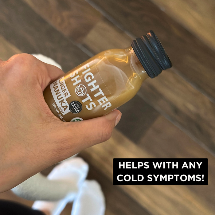 Fighter Shots Ginger + Manuka Honey 60ml