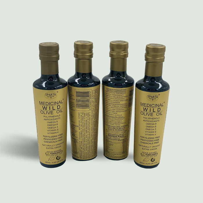 Sparta Medicinal High Phenolic Olive Oil | Limited Gold Label - 250ml