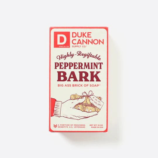 Duke Cannon Peppermint Bark - Big Ass Brick of Soap 10oz (283g)