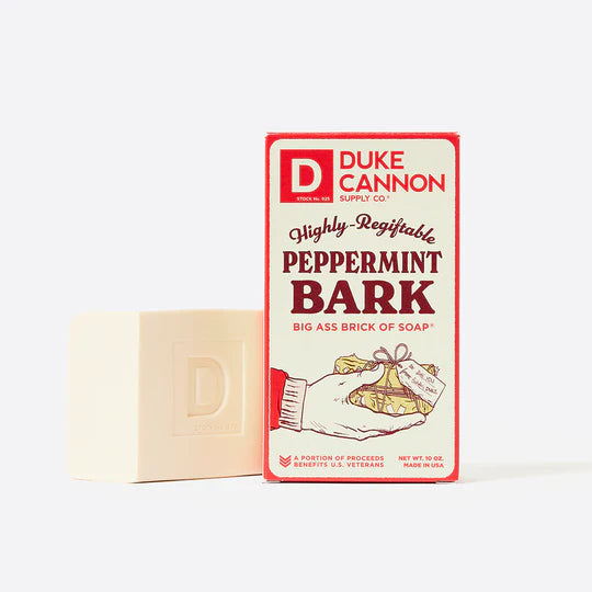 Duke Cannon Peppermint Bark - Big Ass Brick of Soap 10oz (283g)