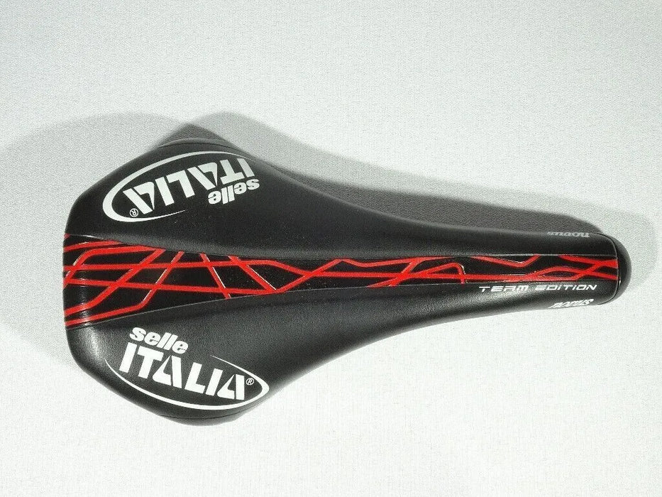 Selle Italia Novus TEAM EDITION Black Red Saddle Manganese Rails RRP £124.99