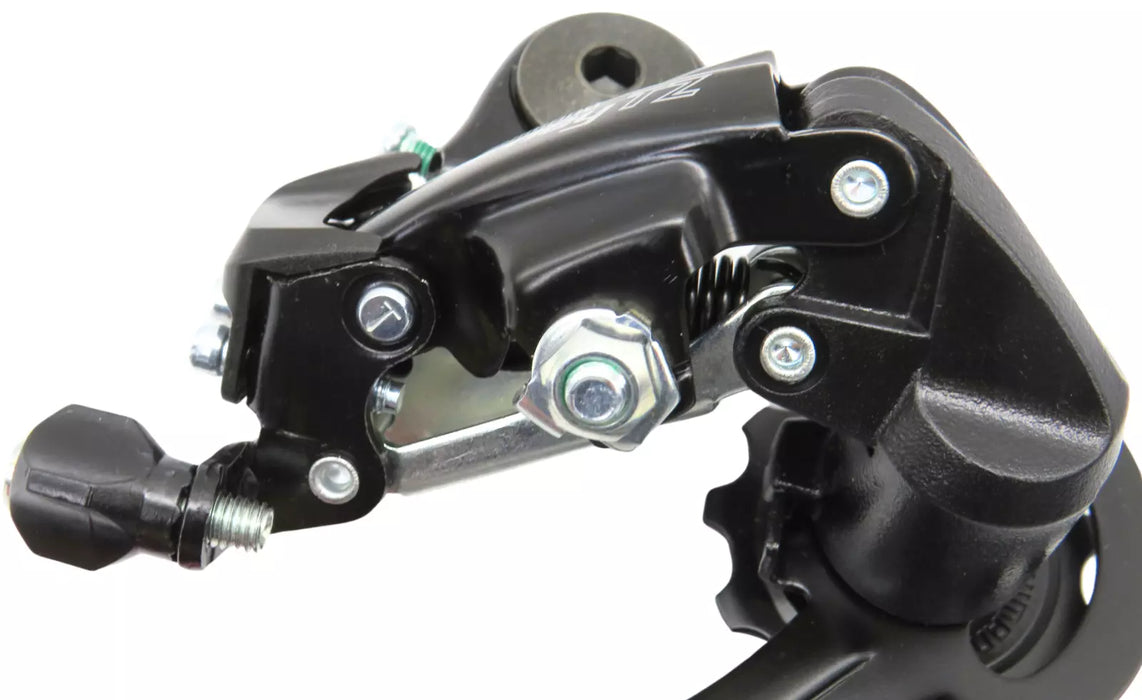 Shimano RD-TZ500-GSD 6-Speed Direct-Mount Rear Derailleur Black/Red